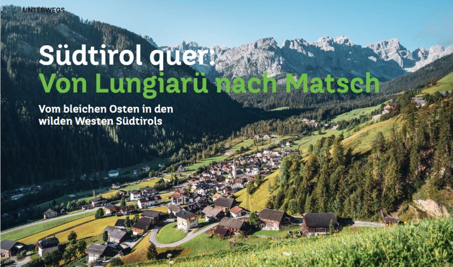 Von Lungiarü nach Matsch